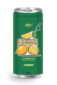 250ml carbonated lemon drink low sugar